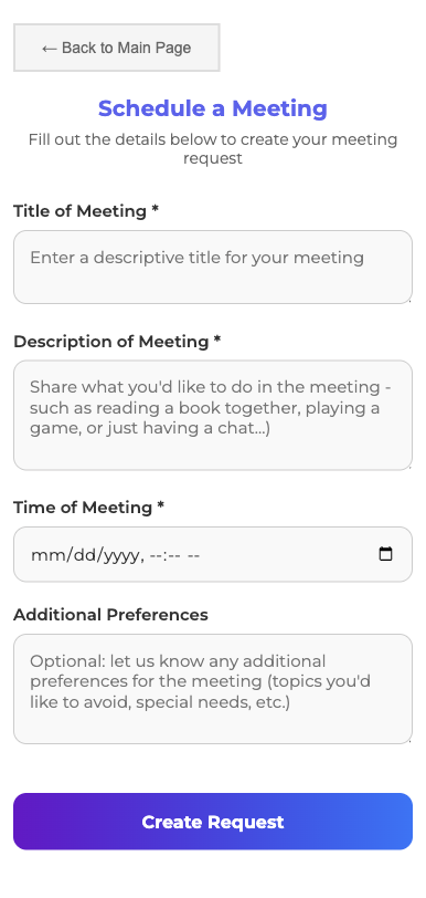 Create Request Demo